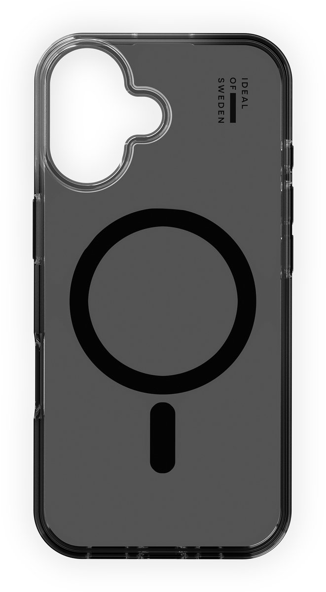 iDeal of Sweden Clear Case met magnetische ring geschikt voor iPhone 17 Tinted Black - Zwart
