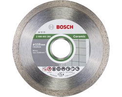 Bosch - Diamantdoorslijpschijf Standard for Ceramic 115 x 22,23 x 1,6 x 7 mm