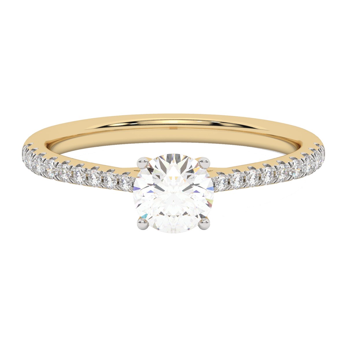 Diam Addict Ring 585 Gelbgold mit im Labor gezüchteten Diamanten