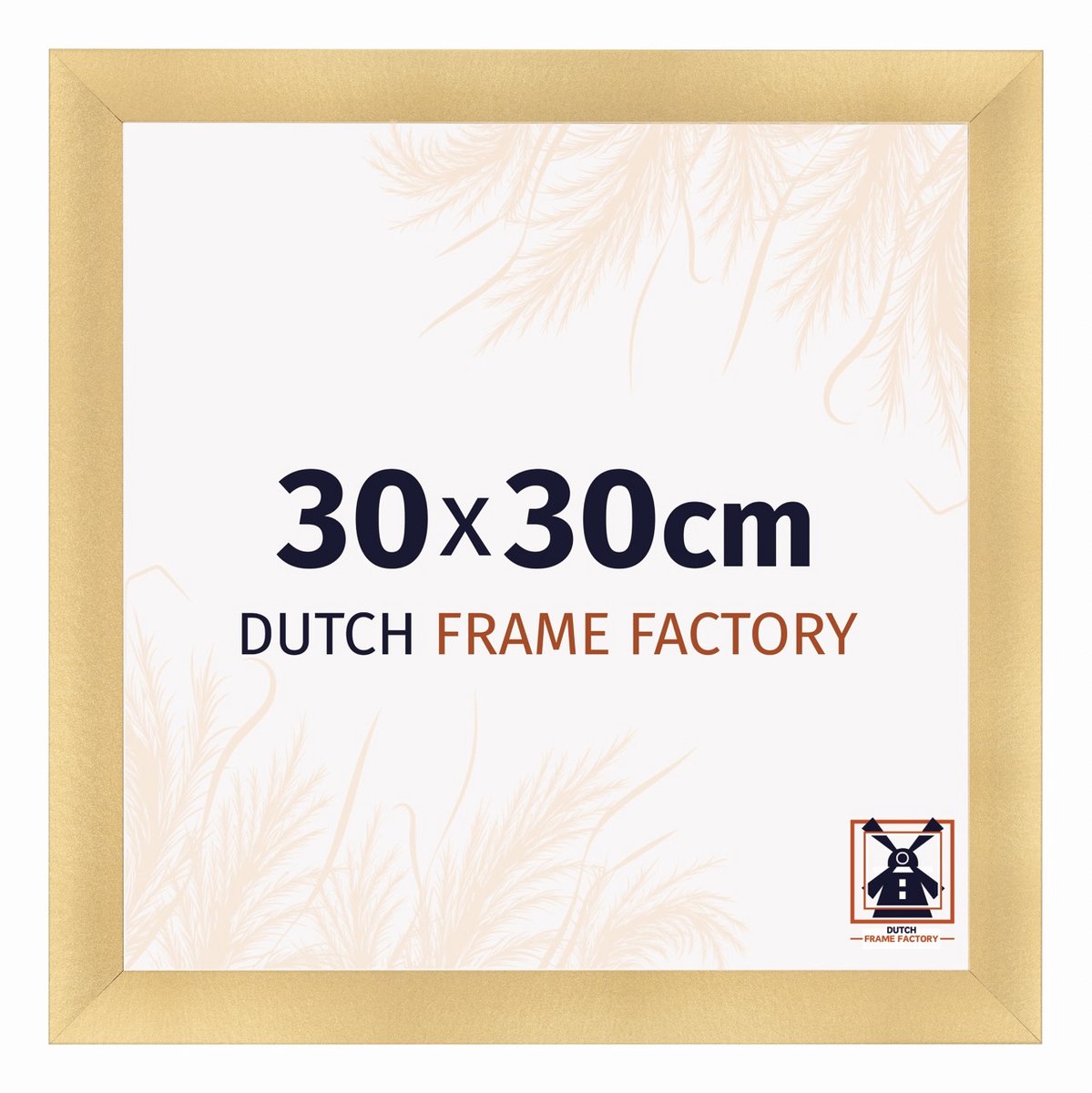 Dutch Frame Factory Fotolijst 30x30 cm - MDF - Goud Mat - Praag