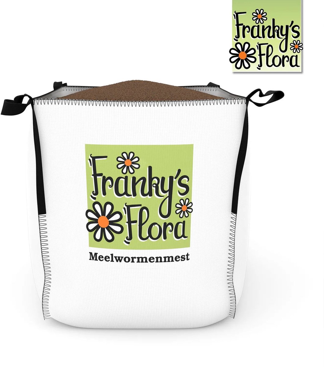 Franky's Flora - Meelwormenmest - Frass - 1000 kg