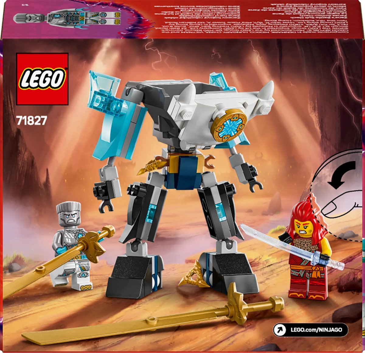 LEGO NINJAGO Zane's strijdmecha set - 71827 — afbeelding 20
