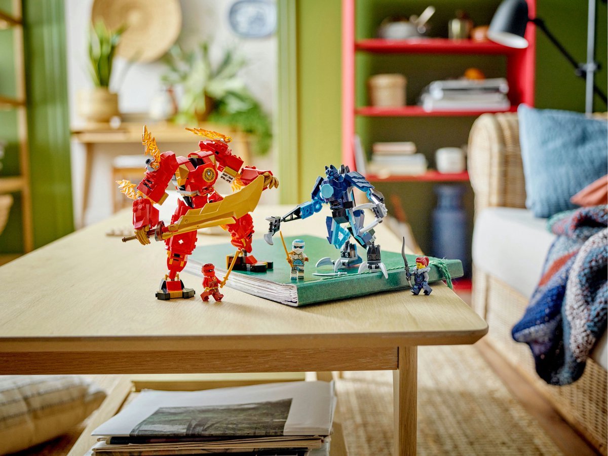 LEGO 71808 NINJAGO Kai's elementaire vuurmecha Actiefiguur Speelgoed voor Rollenspellen — afbeelding 15