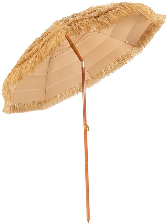 Strandparasol - 175 cm - veelzijdig en stabiel
