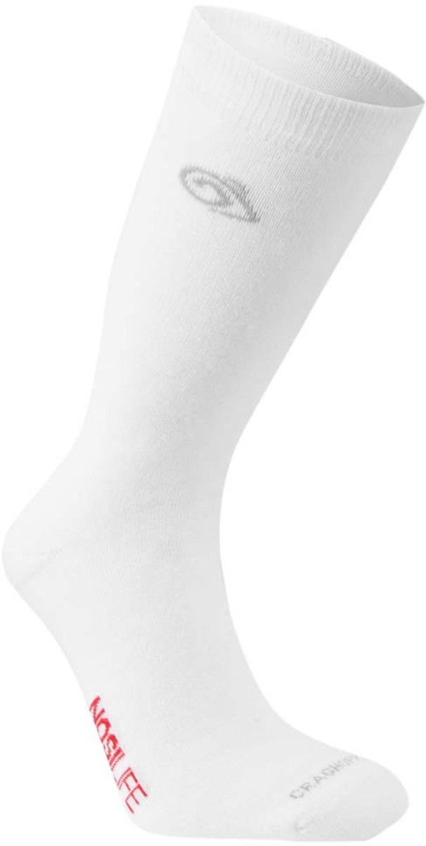 Craghoppers Nosilife Wool Half Lange Sokken Wit