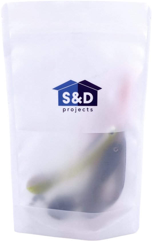 S&D - Kunstaas Shad - 6g 10cm - Soft lure - 5 stuks - Bionische modderkruiper - Roofvissen van S&D — afbeelding 4