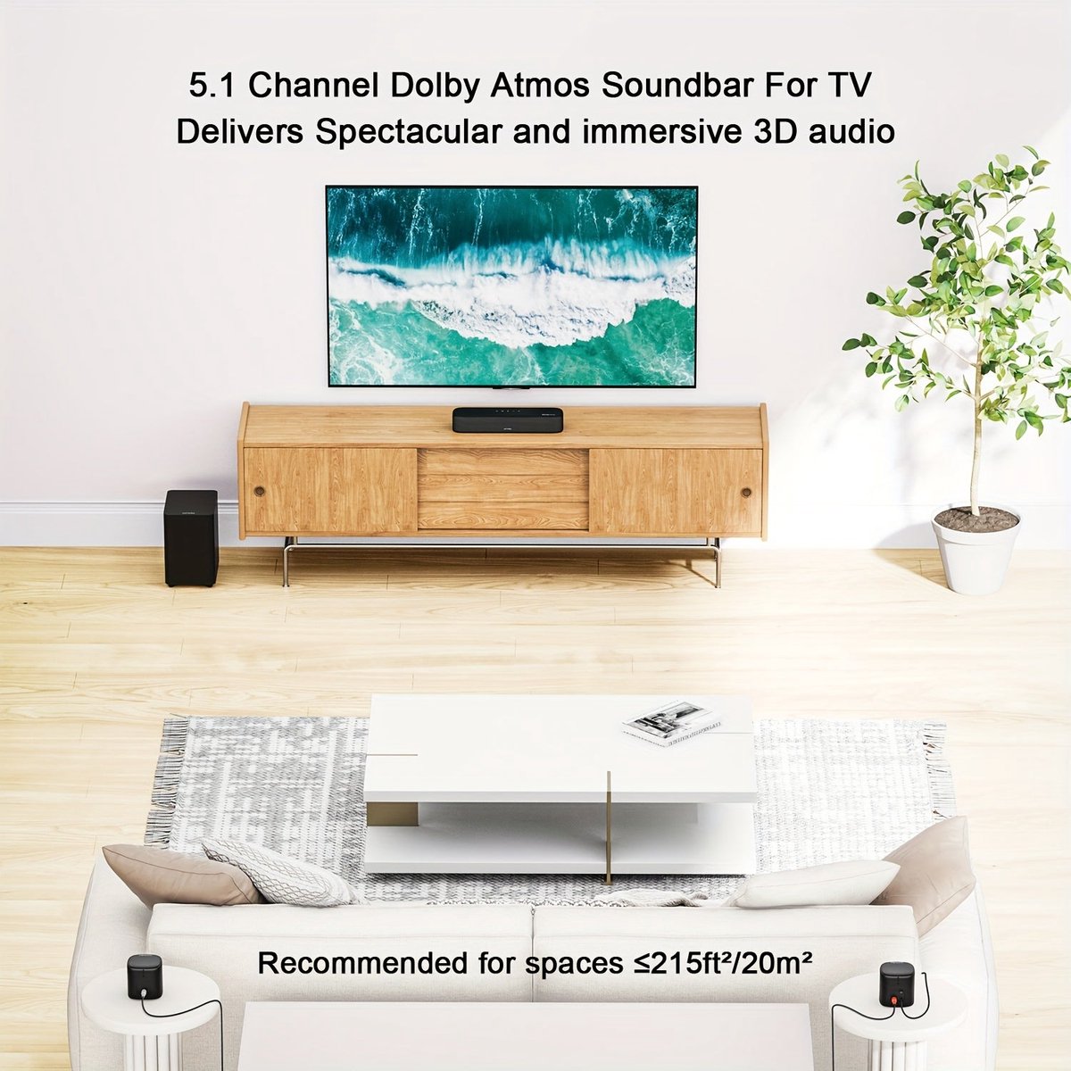 Soundbar - Home Cinema Set - Surround Sound Systeem - Tv - afbeelding 3