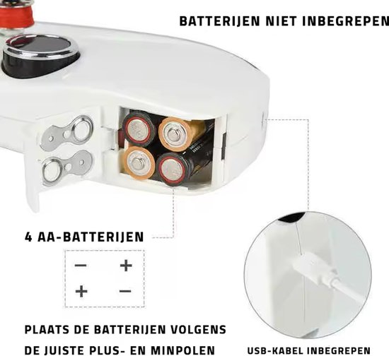 Mini naaimachine – draadloos – compact – met accessoires