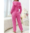 chuangminghangqi Eendelige pyjama voor dames, lang, winter