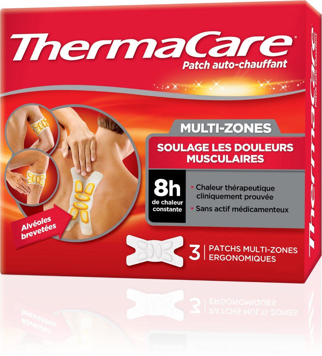 Thermacare Zelfverwarmende kompressen Multizone 3 stuks - bij spierpijn