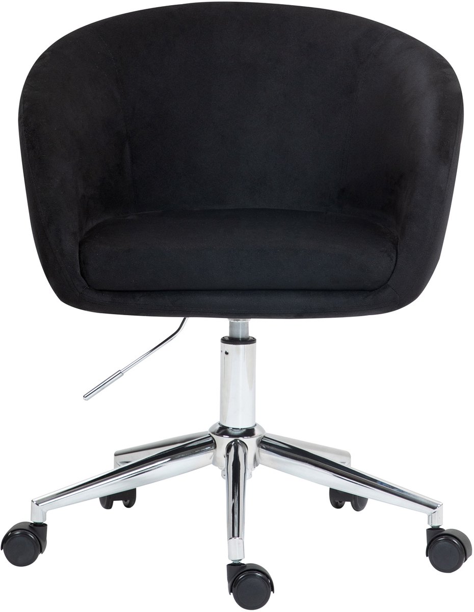 SVITA LOUISA bureaustoel fluwelen hoes bureaustoel in hoogte - afbeelding 2