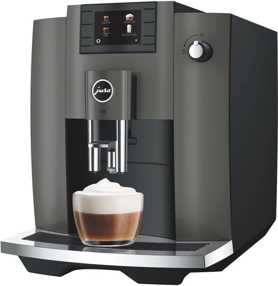 JURA - E6 Dark Inox (EC) - Volautomatische espressomachine