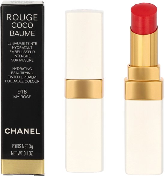 CHANEL LIPS MAKE-UP ROUGE COCO BAUME TEINTE / MY ROSE 918 /