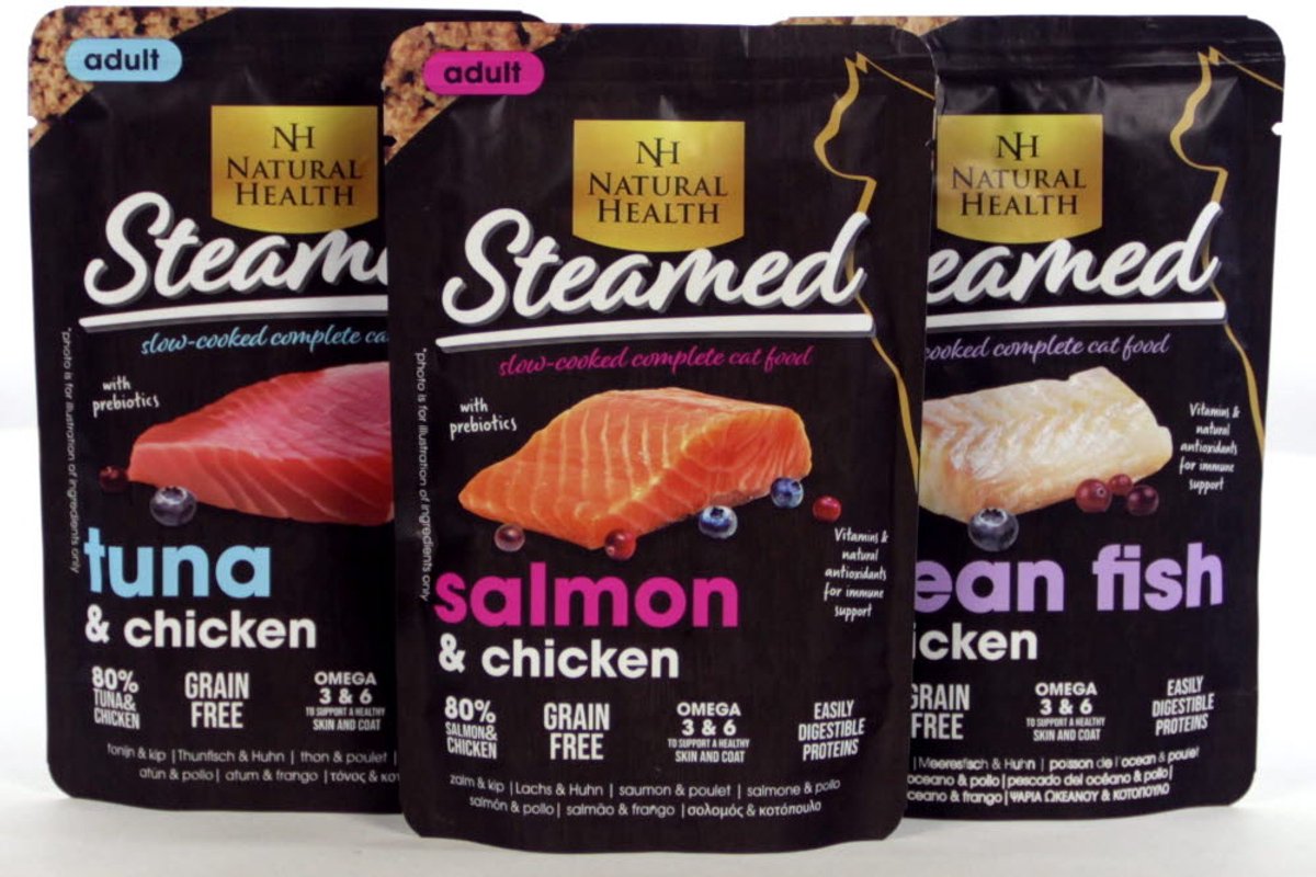 Natural Health Natural Health Cat Steamed Catch of the day 12 x 85gr.