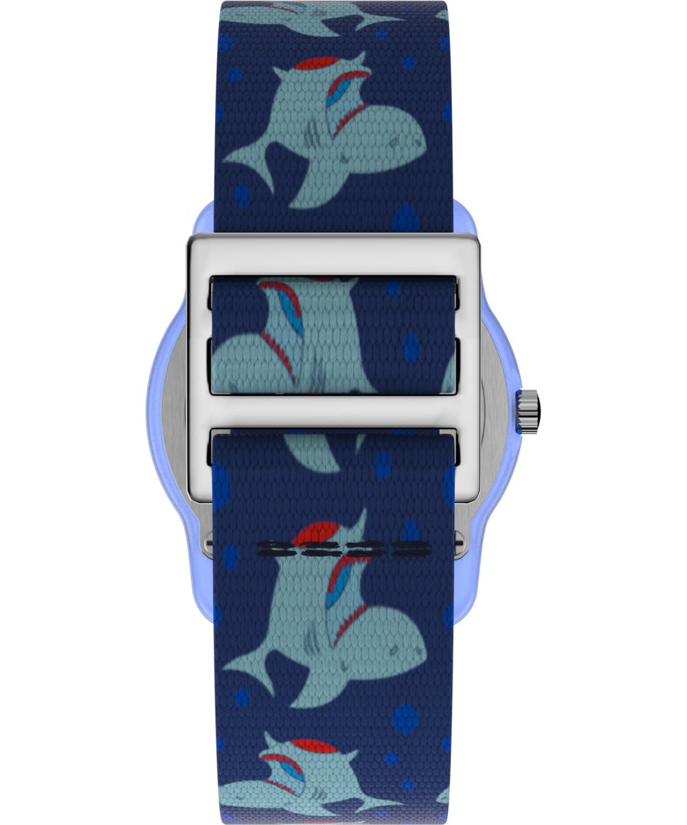 Timex Youth Analoog Horloge Blauw Case: 100% Resin | Armband: 100% Fabric 29 mm TW7C135001O