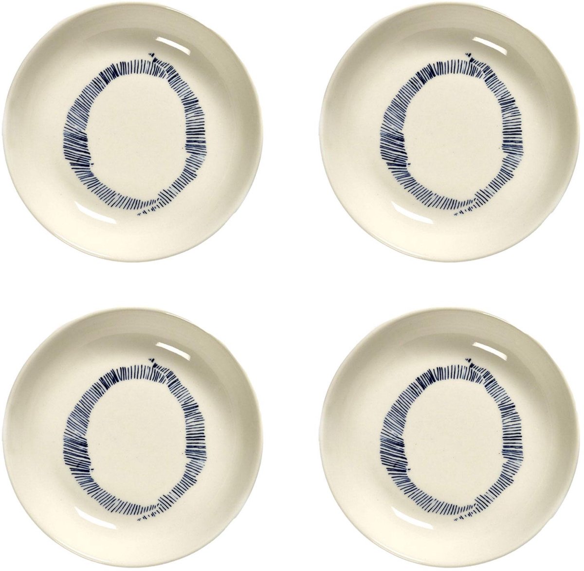 Serax - Ottolenghi Feast - Schaaltje S - Wit/Blauw - 11 Ø - 4 stuks