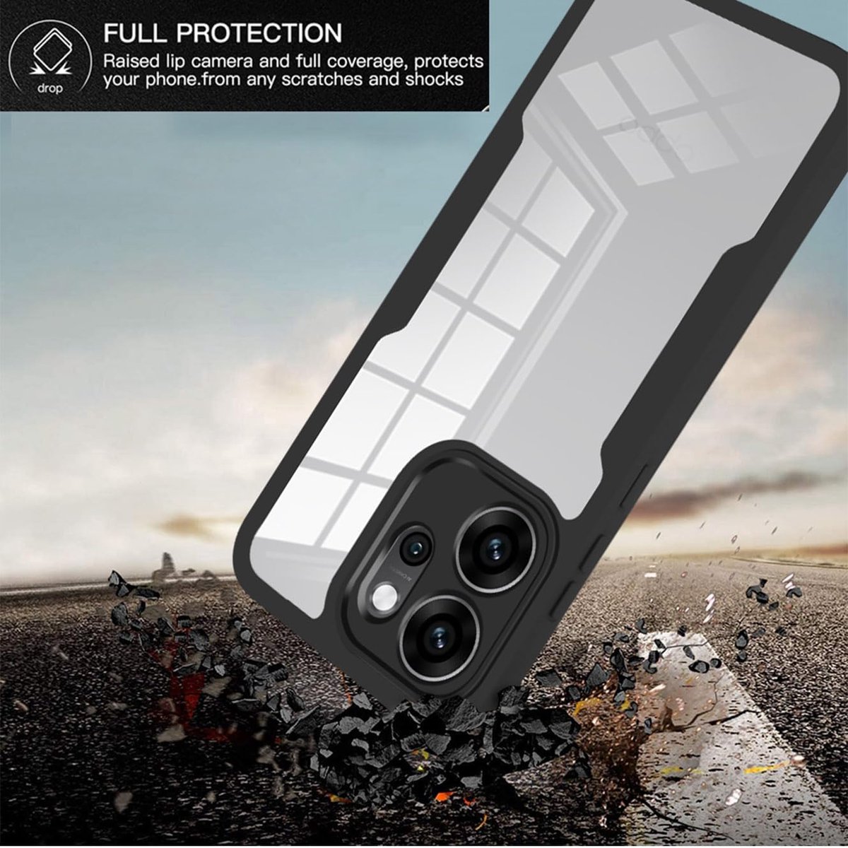Protector de cristal templado Oppo Reno14 Full Screen 3D