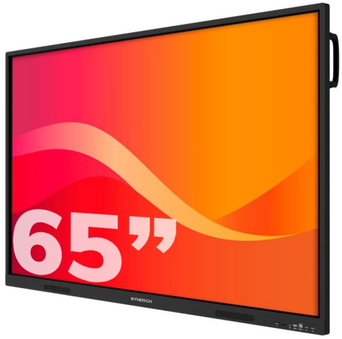Synetech Piscis Infinity 65 inch 4K interactieve touchscreen, Android 14, 8+128GB, Speakerphone, 16x2 Watt, Microphone, anti-bacterial, EDLA, Screen extension, AI compatible NPU 6T Processor, 2x pen, OPS optional