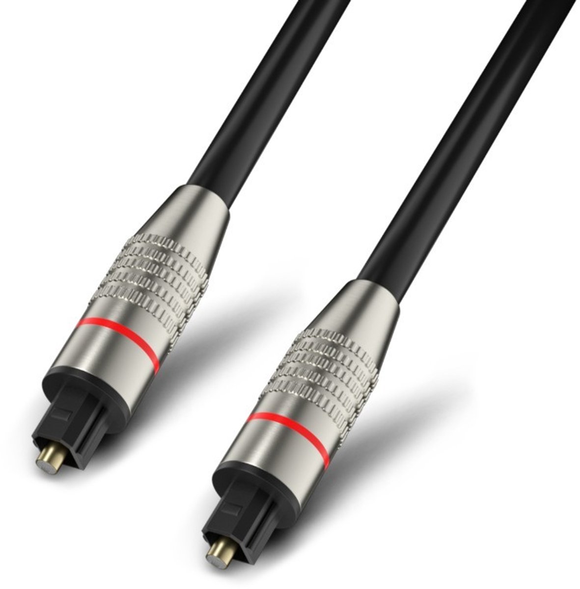 Go Go Gadget - Digital Optical kabel - Optische kabel - Geschikt voor toslink aansluiting - 200cm - Zwart