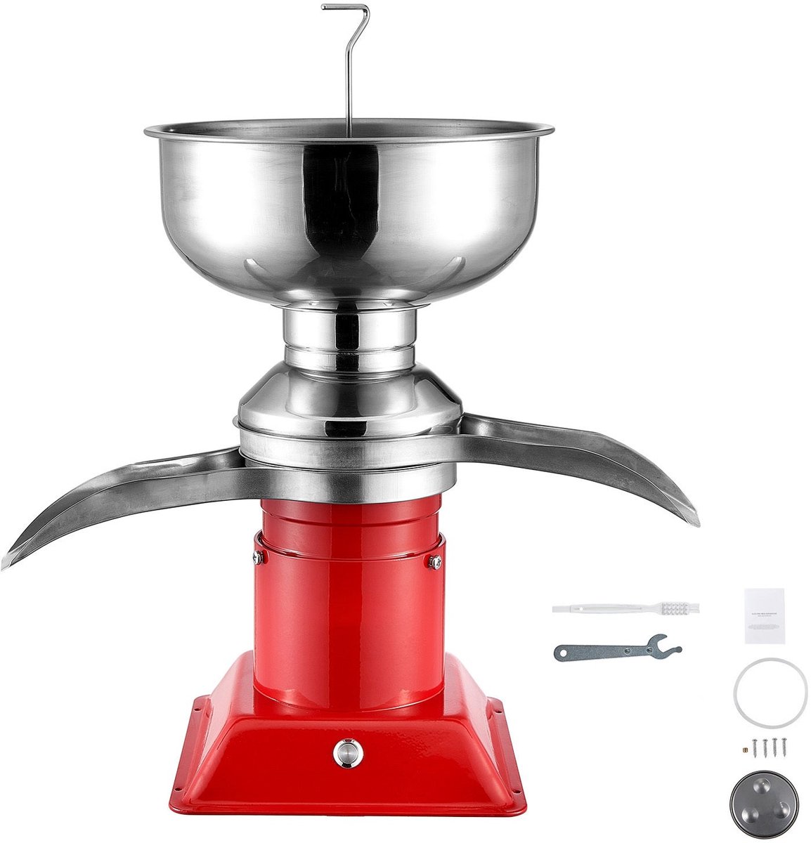 Corenia Elektrische Roomseparator – Melkscheider – Roomafscheider – Melk- en Roommachine – Zuivelseparator 8600g – Roestvrij Staal 304 – 30W Motor 100L H Capaciteit