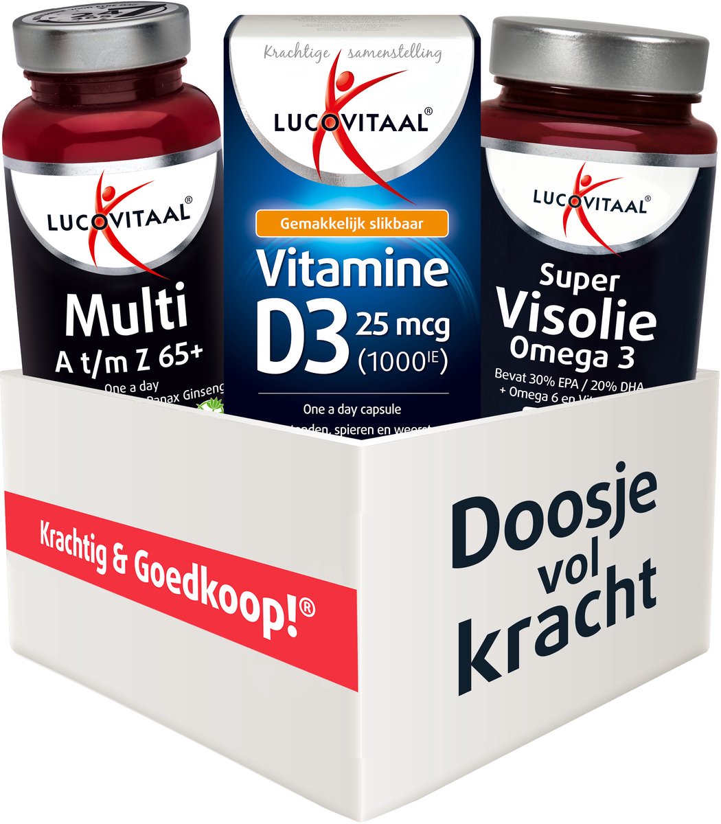 Lucovitaal Voordeelbox Vitaal 65+ 3 stuks