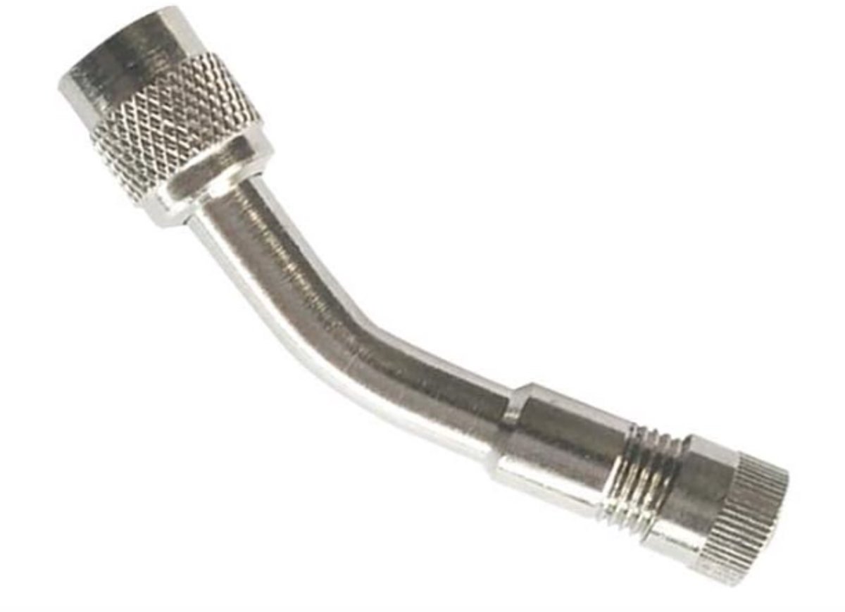 Ventiel nippel – 135 graden – verloopnippel