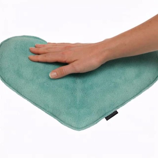 COHOSO® Verzwaringskussen - 3kg – Verzwaard Warmtekussen & Coldpack – Hartvorm – Verzwaringsknuffel Volwassenen & Kind – Lijnzaad – Bamboe + Katoen – Nek en Schoot kussen
