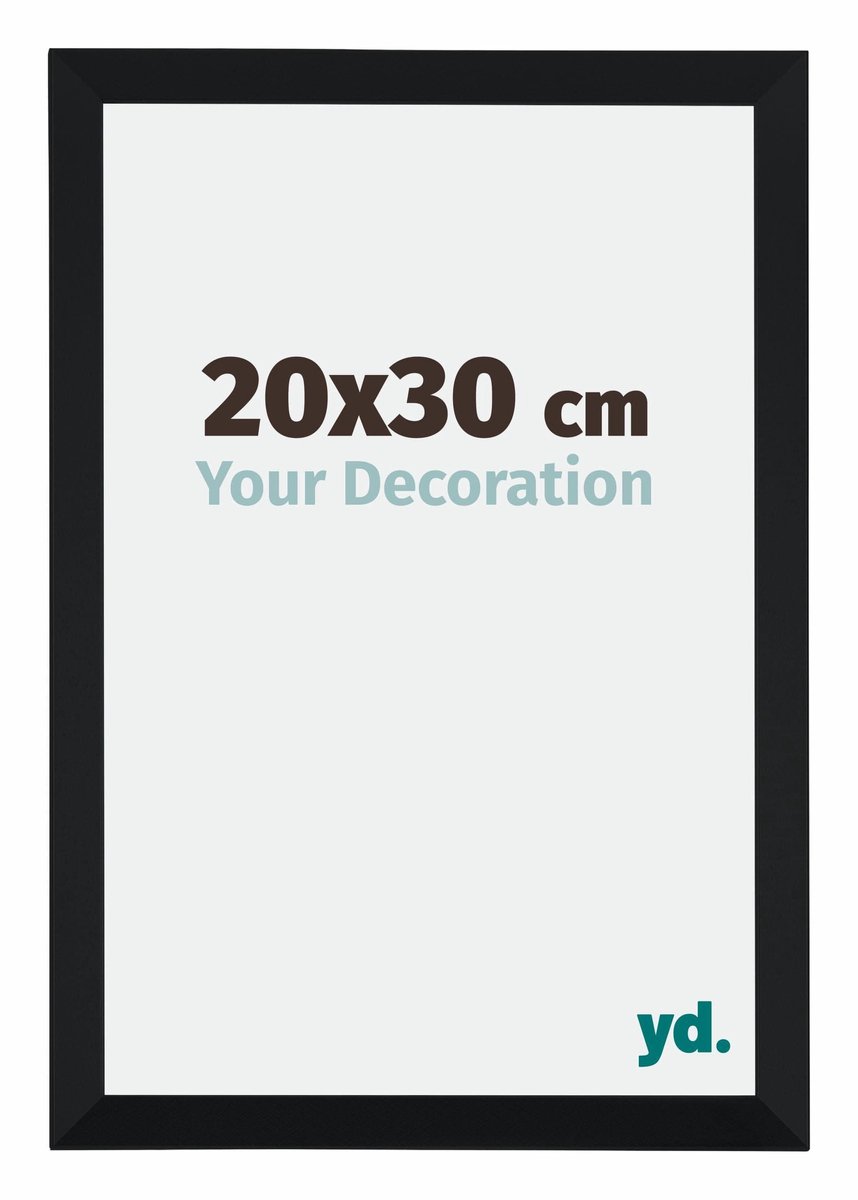 yd. Your Decoration - Fotolijst 20x30 cm - MDF - Zwart Mat - Catania