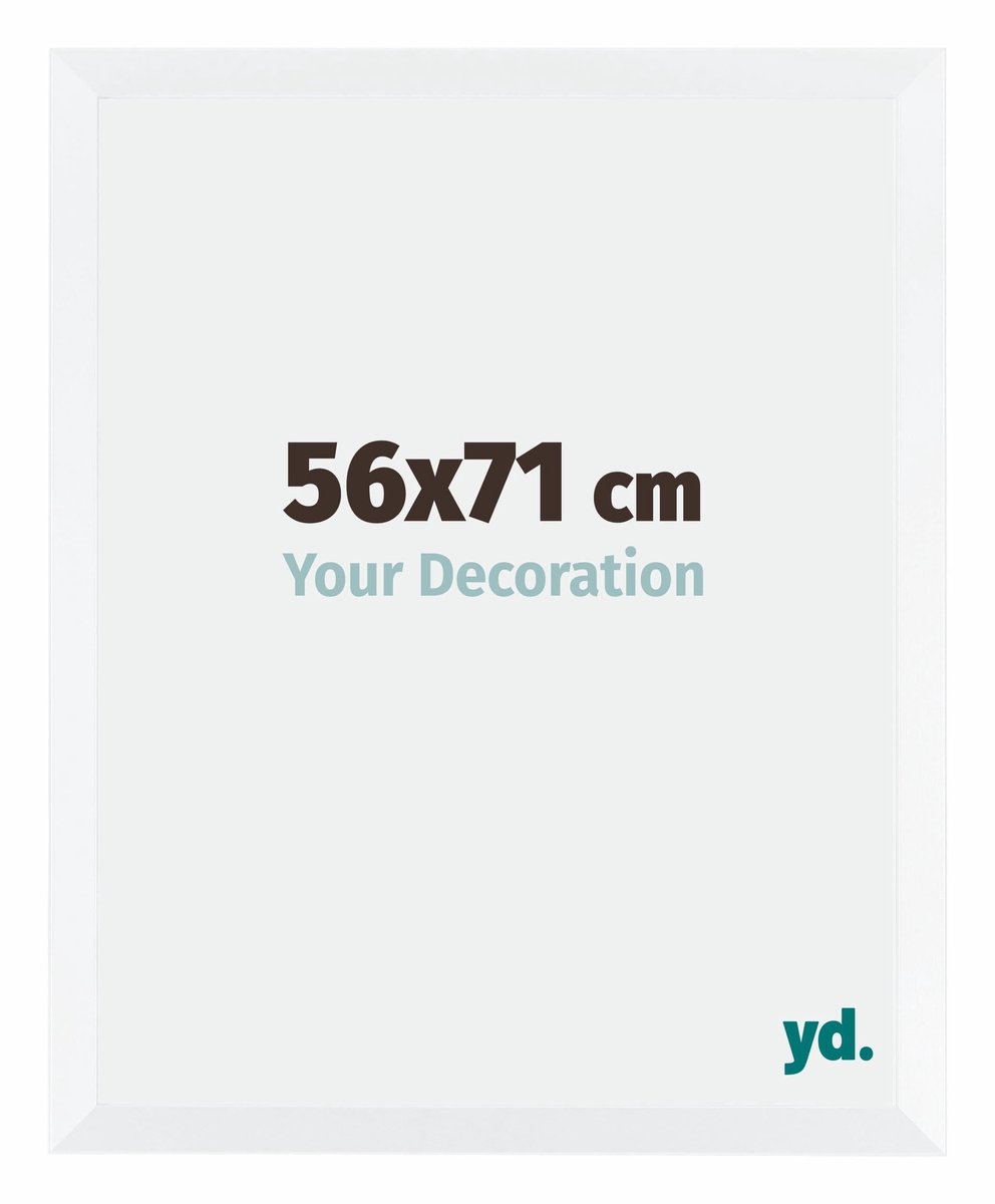 yd. Your Decoration - Fotolijst 56x71 cm - MDF - Wit Mat - Catania