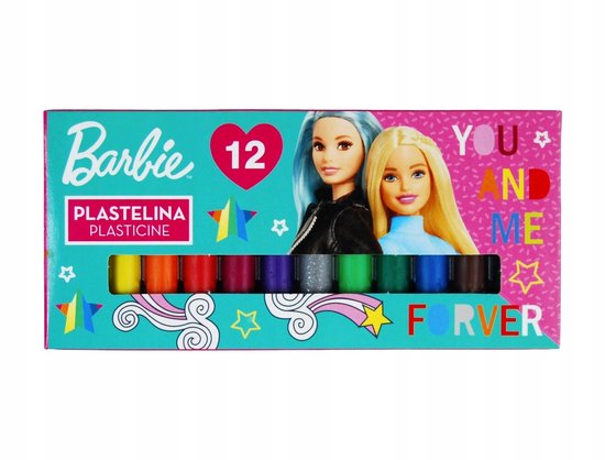 St. Majewski Klei Klei 12 Kleuren Barbie - Zilverkleurig