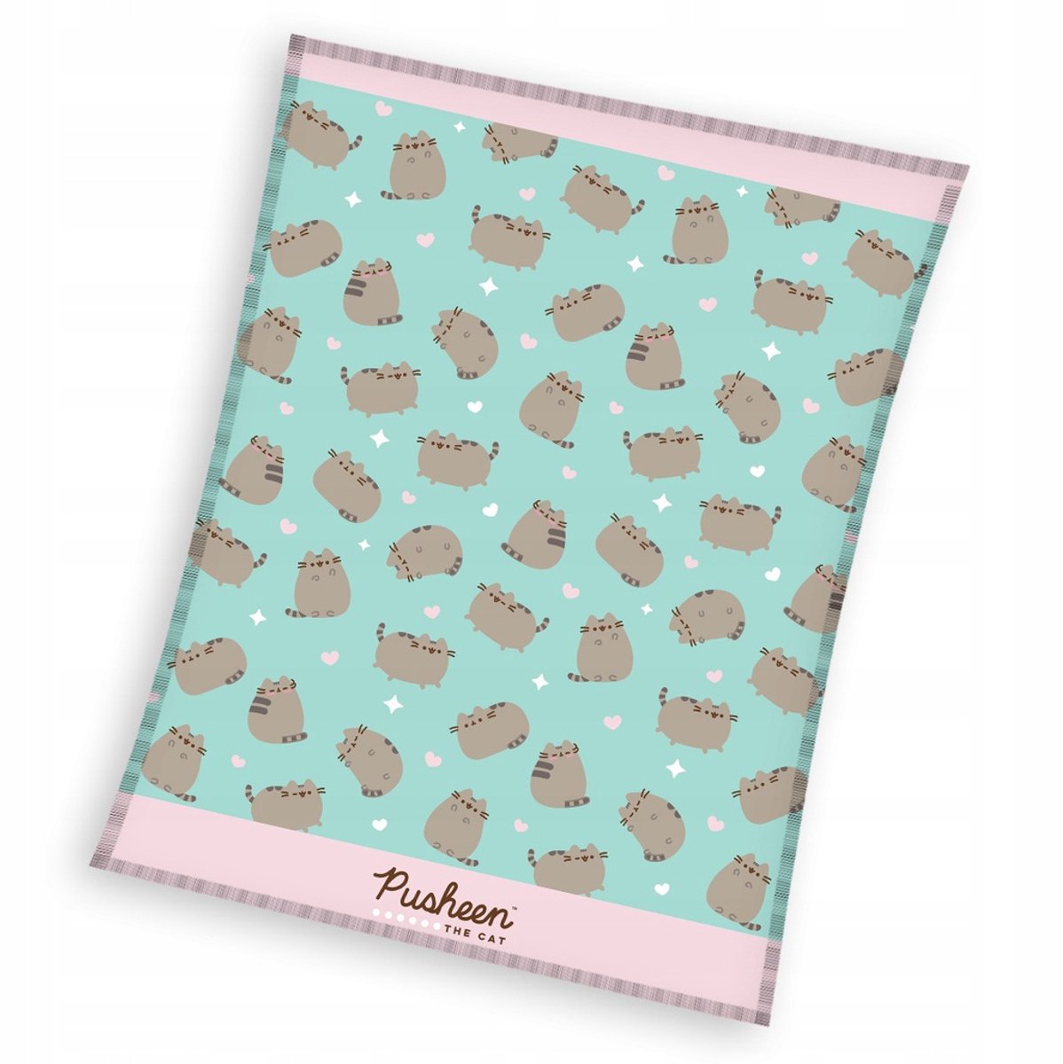 Pusheen fleeceplaid meerkleurig 150x200cm