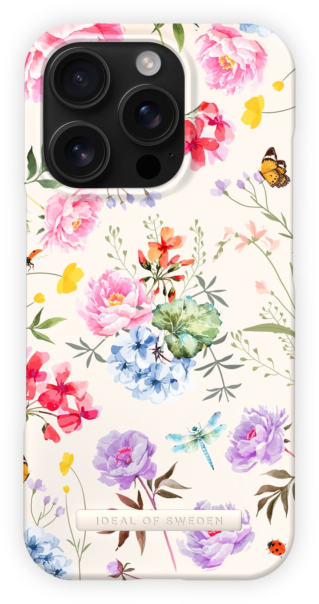 iDeal of Sweden Printed Case MagSafe geschikt voor Apple iPhone 16 Pro Flower Forever