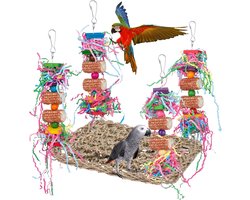 PromoHome Vogel Schommel Speelgoed - Kleurrijke Kauwactiviteit voor Huisdieren