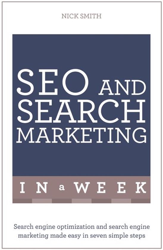 SEO And Search Marketing In A Week - cover