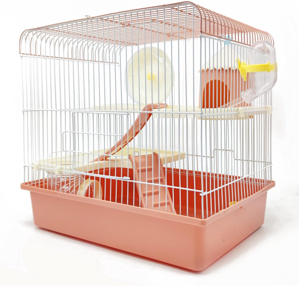 White-Label® Hamsterkooi met Hamsterspeelgoed - Rattenkooi - Hamster Kooi met 3 Verdiepingen - Mini