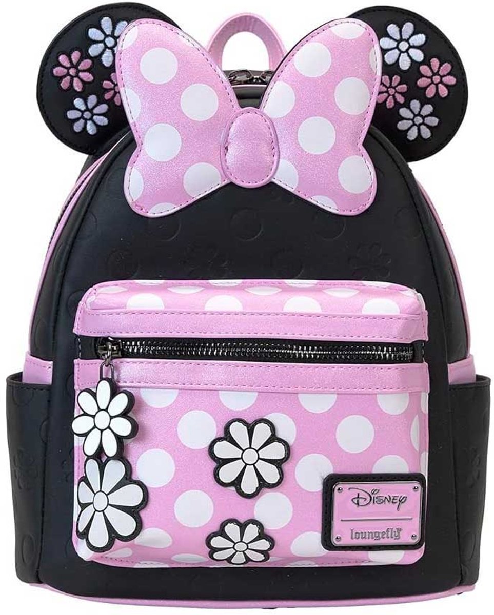 Mickey & Minnie Mouse Loungefly - Minnie Floral Rock The Dots Mini rugzak meerkleurig