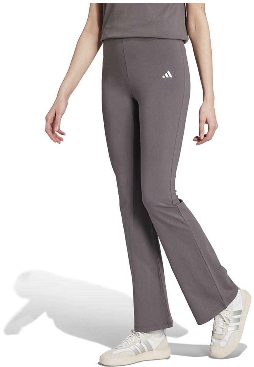 Adidas Essentials Small Logo Flared Leggings 2XL Regular Vrouw Grijs