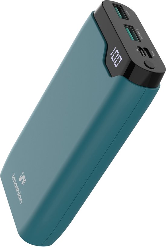 Afbeelding van imoshion Powerbank 20000 mAh Snellader Groen Review -