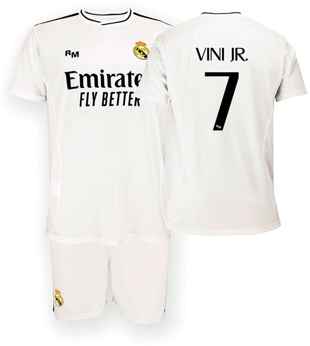 Real Madrid 24/25 Vinicius Thuis Junior Set Wit 4 Years Jongens,Meisjes