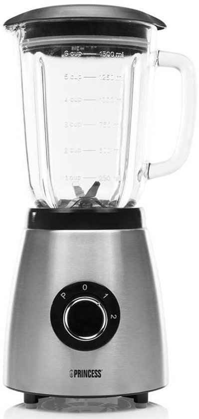Princess 212077 1,5 l Blender voor op aanrecht 500 W Roestvrijstaal