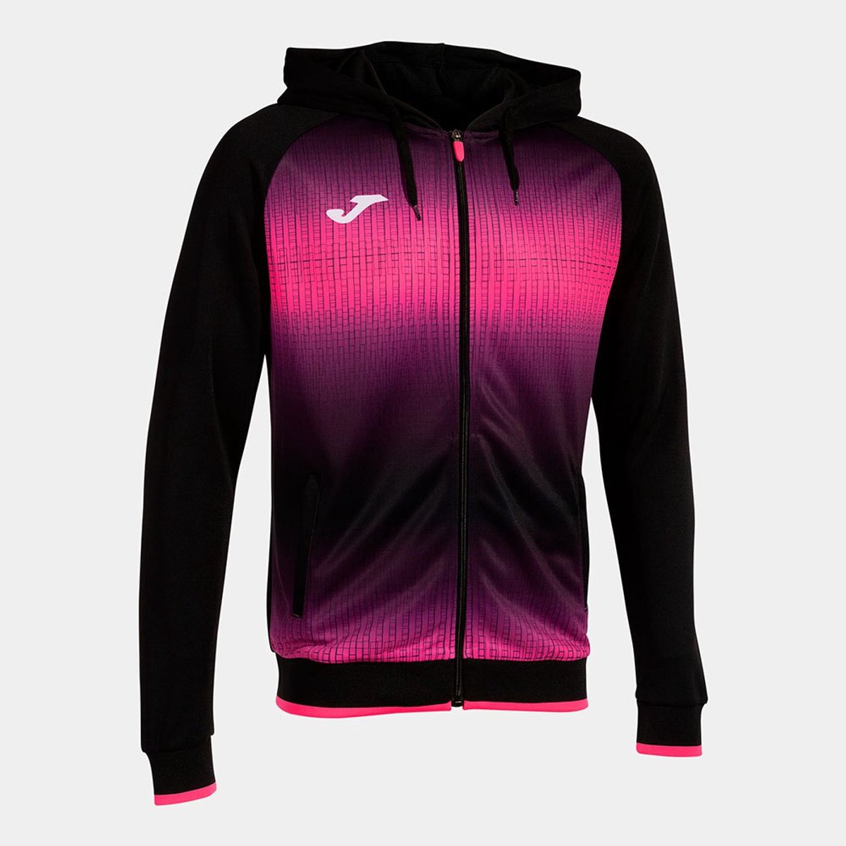 Joma Tiger V Sweatshirt Met Rits Zwart,Roze XL Man