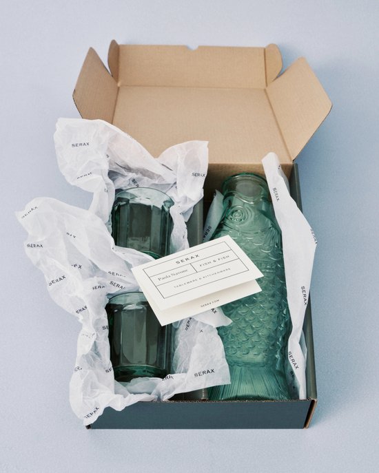 Carafe et Verres Serax Fish & Fish par Paola Navone Set