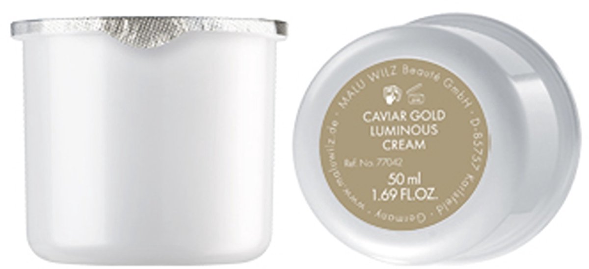 Malu Wilz -Caviar Gold -Luminous Cream- Refill - navulling 50ml - krachtige ingrediënten