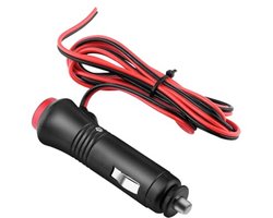 Autosigarettenaanstekerplug met 1,5 m draad en schakelknop voor elektrische producten