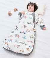 Meyco baby slaapzak met afritsbare mouwen Forest Animals sand | wehkamp