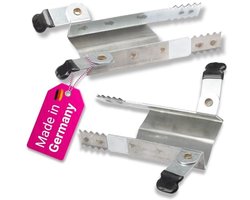 Klembeveiliging voor rolluiken | Inbraakpreventie - Set van 2