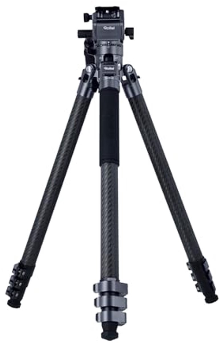 Ultralicht Carbon Videostatief met Hoge Draagkracht en Compact Design