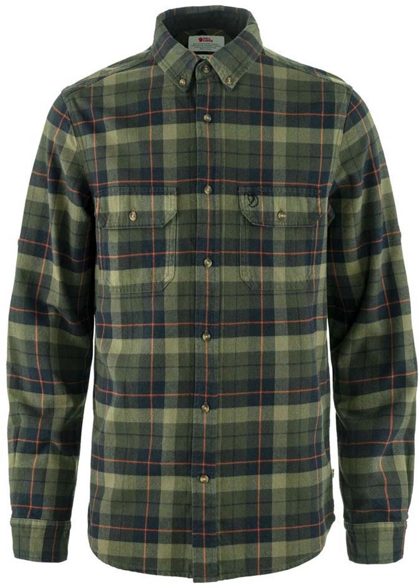 Fjällräven Singi Heavy Flannel Shirt men - - Outdoor Kleding - Fleeces en Truien - Overhemd lange mouw