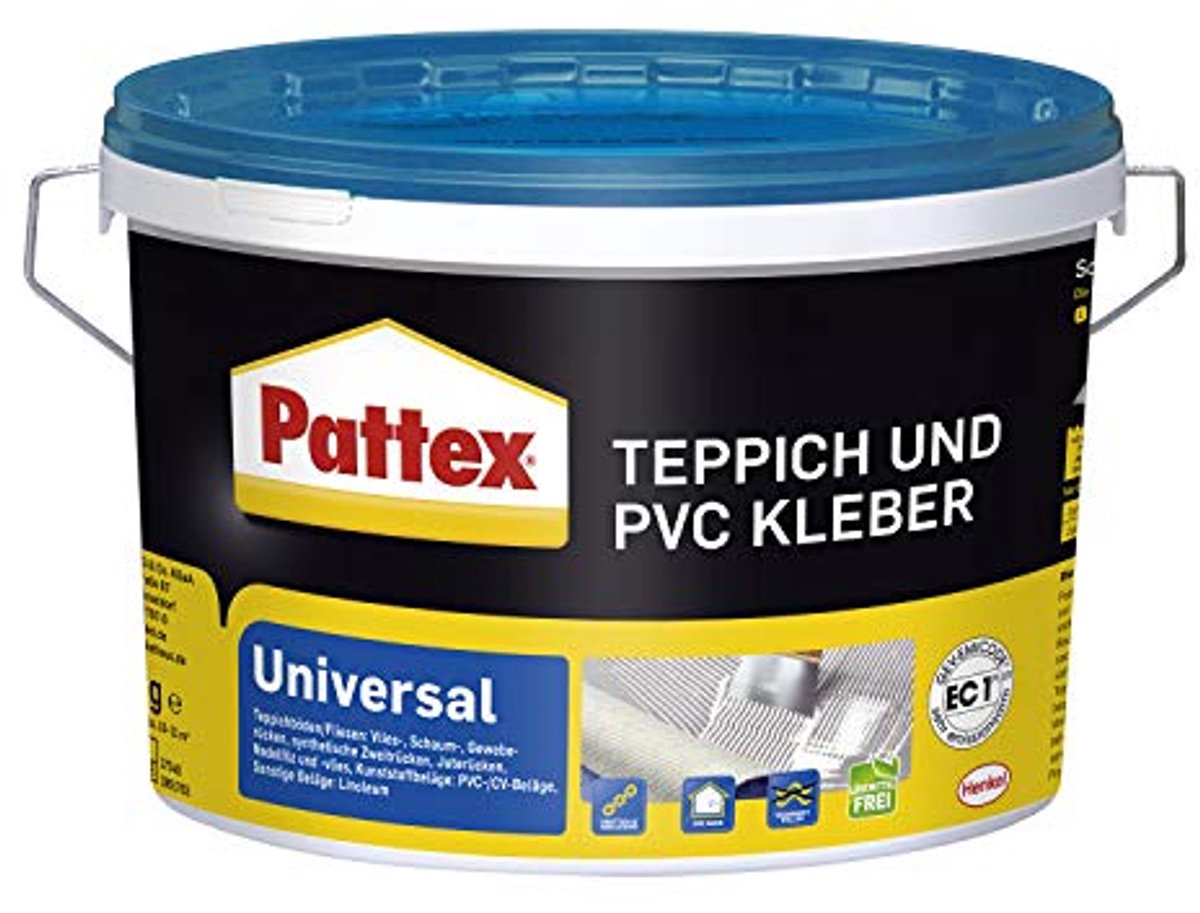 Universele Tapijt en PVC-Lijm - Sterke Lijm voor Vloeren, Geschikt voor Vloerverwarming, 1 x 4 kg