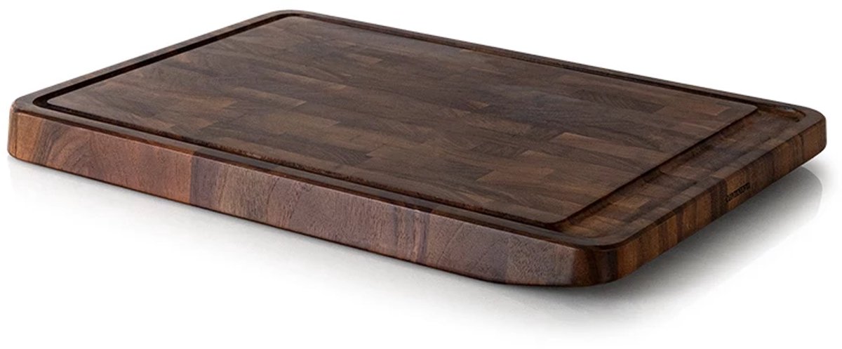 Continenta snijplank met sapgeul 46x32.5cm walnoot